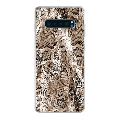 Produktbild von MuchoWow® Handyhülle Schutzhülle Hülle für Samsung Galaxy S10 Lite Tiermuster - Schlange - Haut Silikon Softcase Handy Hülle - Schutz