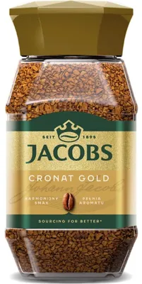 Zdjęcie produktu dla Jacobs Cronat Gold, 200 g, Kawa, 1 szt., Słoik