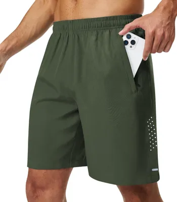 Productafbeelding van Hardloopshorts voor heren - Ademend en sneldrogend - Groen