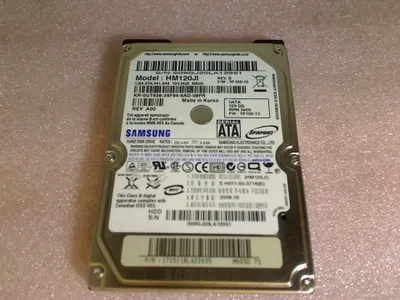 Produktbild von Samsung 120GB HDD Spinpoint M, SATA, 120 GB, 6,35 cm (2.5")