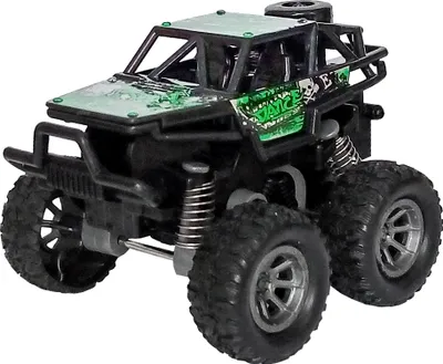 Produktbild von Monster Truck 4x4 Off-Road mit Rückzug Monstertruck Modellauto Modell Auto 62 (Grün)
