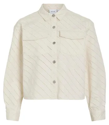 Productafbeelding van Vila Visanti, denim jas met lange mouwen