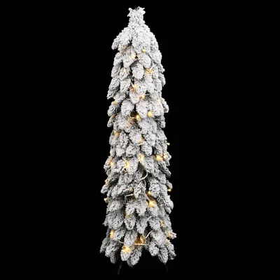 Zdjęcie produktu dla vidaXL Sztuczna choinka oświetlenie i śnieg 80 LED 150 cm