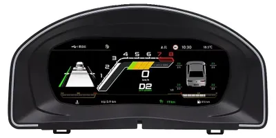 Produktbild von Digitales Dashboard-Cluster, 12,3 Zoll LED-Bildschirm, mehrere Fahrmodi, Für Jetta 06-11 Jahre