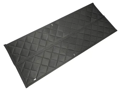 Produktbild von Magnetischer Thermo Türvorhang - Isoliervorhang 81x203 cm - Kälte- und Wärmeschutz - Wasserdichtes PVC - Dicke Baumwollfüllung - Selbstschließende Magnete - Grau