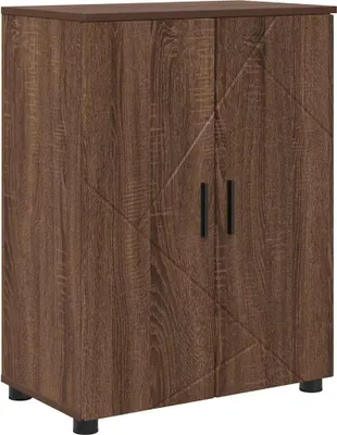 Obrázok produktu pre vidaXL Kúpeľňová skrinka s dvierkami Hnedý dubový vzhľad 60 x 35 x 80 cm