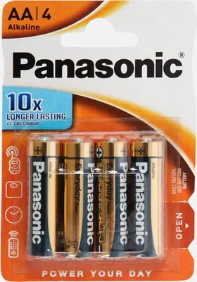 Produktbild von Panasonic AA Alkaline Batterien - 10x Längere Lebensdauer
