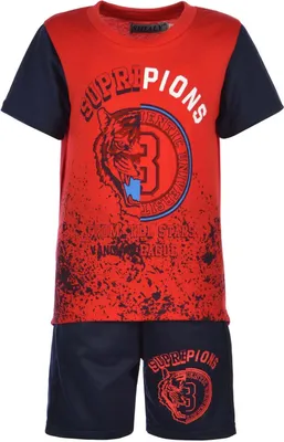 Produktbild von Shialy Jungen Set in modernen Design Rot 104