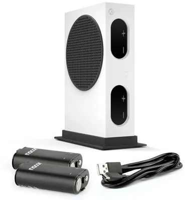 Immagine prodotto di NACON NA028881, compatibile con Xbox Series X e Xbox Series S, kit di ricarica per batterie, colore bianco e nero