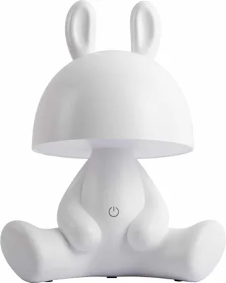 Produktbild von Leitmotiv - Tischleuchte Bunny - Weiß - 22x17x27cm Tischlampe - Nachttischlampe, Wohnzimmer, Schlafzimmer