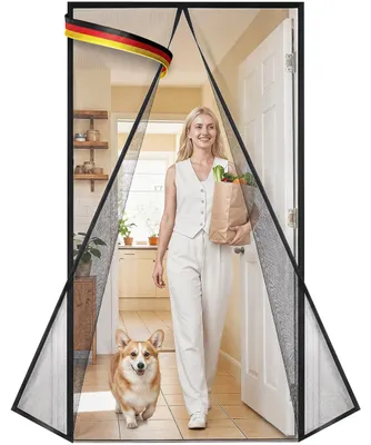 Image de Solidchoice - Porte moustiquaire anti-insectes avec aimants puissants (140 x 230 cm)