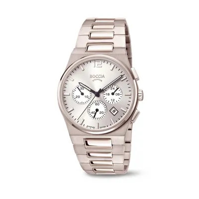 Produktbild von Boccia Herrenarmbanduhr 3741-01 Chronograph Titan