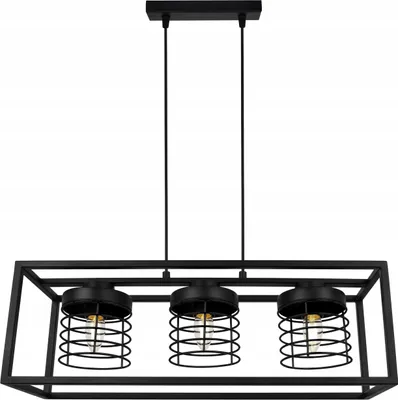 Produktbild von Hängelampe Käfig Eleganter Lampenschirm aus Metall