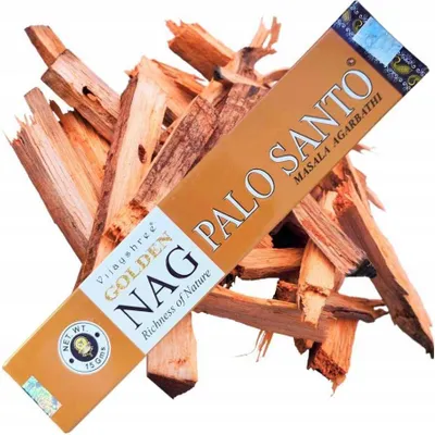 Obrázok produktu pre Vonné tyčinky Vijayshree "Golden Nag Palo Santo" 15gr.