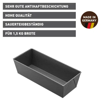 Image de Kaiser moule à pain, matériau antiadhésif, noir, 35 cm