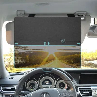 Image de Extension de pare-soleil auto avec aimant pour protection UV