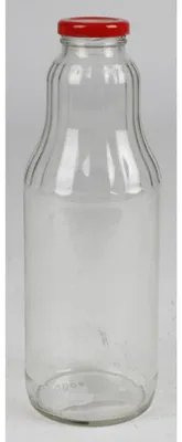 Produktbild von 21x Glasflasche 1L Schraubdeckel Saft Wasser Milch Küchen Trink Tisch Haushalt