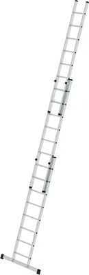Produktbild von Günzburger Steigtechnik Sprossen-Schiebeleiter 3tlg. mit Standard-Traverse 3 x 8 Sprossen - 020318