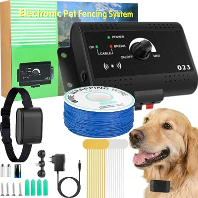 Produktbild von Elektrischer Hundetrainingszaun mit Halsband 300 m - Set