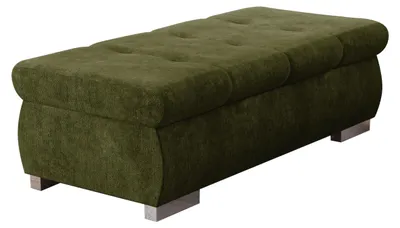 Produktbild von MIRJAN24 Polsterhocker Orkan Groß, Moderne Sitzhocker vom Hersteller, Holzkonstruktion, 120x60x39 cm (Farbe: Margo 227.11)