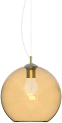 Produktbild von Ideal Lux 339061 NEMO SP1 D40 Pendelleuchte D400mm 1xE27 bernsteinfarben