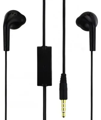 Produktbild von Original Kopfhrer Samsung Stereo Headset 3.5mm EHS61ASFBE, Kabel mit Lautstrkeregelung und Mikrofon, Schwarz