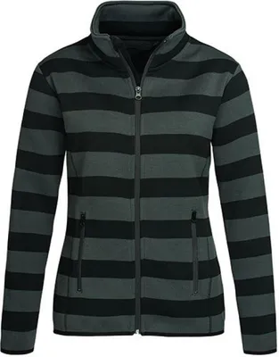 Produktbild von Stedman® Striped Fleece Jacket Women