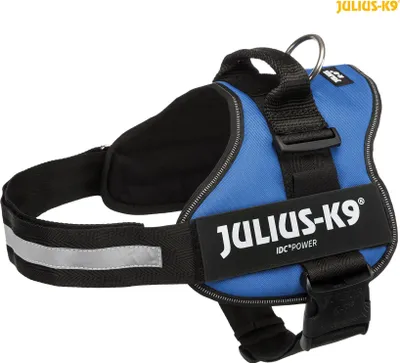Obrázek produktu pro Trixie Julius-K9 silový postroj 1/L 66-85 cm/50 mm - modrý