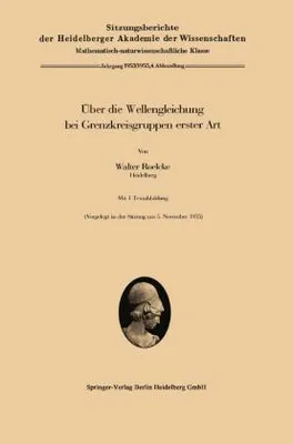 Produktbild von Über die Wellengleichung bei Grenzkreisgruppen erster Art