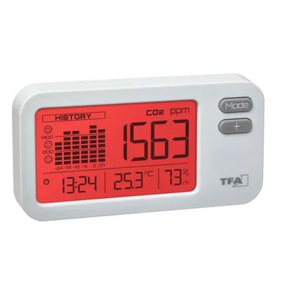 Immagine prodotto di TFA AIRCO2NTROL COACH - Bianco - USB - 105 mm - 33 mm - 56 mm - 93 g