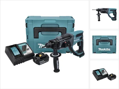 Produktbild von Makita DHR 202 RG1J Akku Kombihammer 18 V 2,0 J SDS Plus + 1x Akku 6,0 Ah + Ladegerät + Makpac
