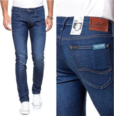 Produktbild von LEE, Herren Jeanshosen, Slim fit, LUKE, W26 L32, Blau, Jeans, baggyjeans, buggy