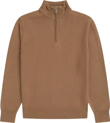 Produktbild von Animal - Pullover für Herren, mit kurzem Reißverschluss, gerippt MW5016 (S) (Senf)