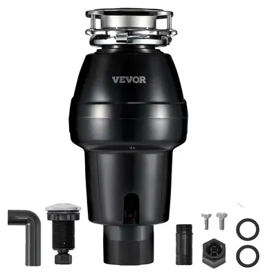 Obrázok produktu pre VEVOR drvič kuchynského odpadu, drvič kuchynského odpadu, 3/4 HP, systém drvenia potravinového odpadu, 3-skrutková montáž, 3600 ot
