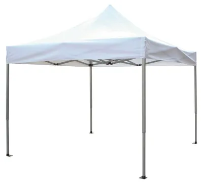 Produktbild von Faltpavillon 3x3 m mit Aluminiumrahmen und Polyesterplane Compact