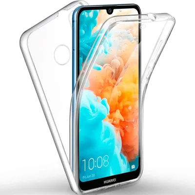 Obrázek produktu pro Huawei Y6 2019 / Y6 Pro 2019 – silikonové pouzdro s plným krytím, 6,09", TPU, 360°, průhledné