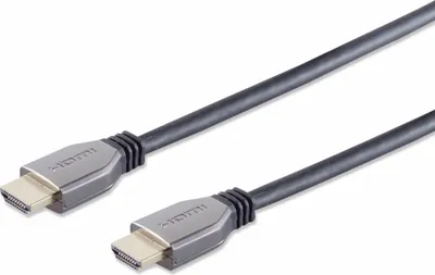 Image de Câble Ultra HDMI, 10K, métal, 0,5 m, noir