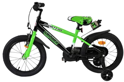 Immagine prodotto di Bicicletta da bambino Volare Sportivo - ragazzi - 16 pollici - verde nero