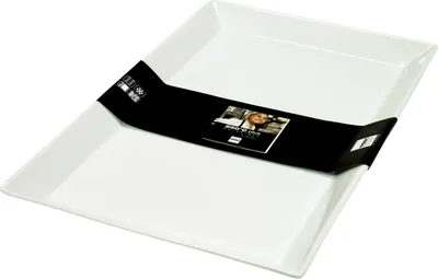 Produktbild von ASA Selection 52145/017 250° Poletto Servierplatte, Teller rechteckig, 39,5 x 26 x 3 cm, weiß