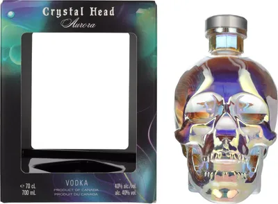 Image de Crystal Head Vodka Aurora 40% Vol. 0,7l en boîte cadeau