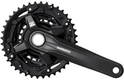 Productafbeelding van Shimano FC-MT210 crankstel met 3x9 versnellingen, 170mm crank, 44-32-22 tanden - zwart