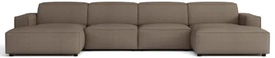 Produktbild von Selsey Sellmo - Wohnlandschaft , Hellbraun, 368 cm