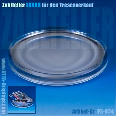 Produktbild von Zahlteller / Zahlschale LUXOR aus Glas