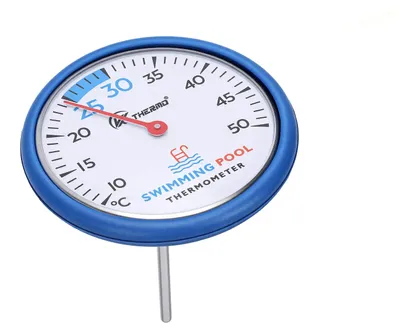 Obrázok produktu pre Plávajúci teplomer do bazénov, víriviek a akvárií, na meranie teploty vody, rozsah 10-50°C, model A