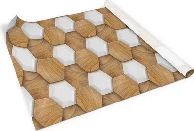 Produktbild von Bienenwabe– Möbelfolie selbstklebend – PVC Klebefolie für Möbel – Küche – Schränke – Möbelrenovierungsfolie – Möbeldekorfolie – 100x50 cm