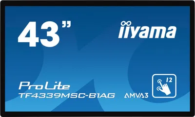Produktbild von iiyama TF4339MSC-B1AG, 109,2 cm (43"), LED, 1920 x 1080 Pixel