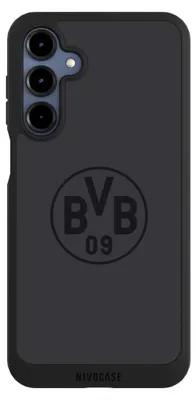 Produktbild von NIVOCASE Handyhülle für Samsung Galaxy A16 5G  Hülle NIVOpure Case Schwarz BVB Borussia Dortmund Logo