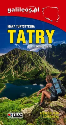 Produktbild von Tatra-Gebirge 1:22.500. Touristenkarte. Ausgabe 2025. Galileos