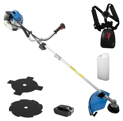 Produktbild von GÜDE Freischneider GFS 52.3E E-Start Rasentrimmer Motorsense Benzin Trimmer