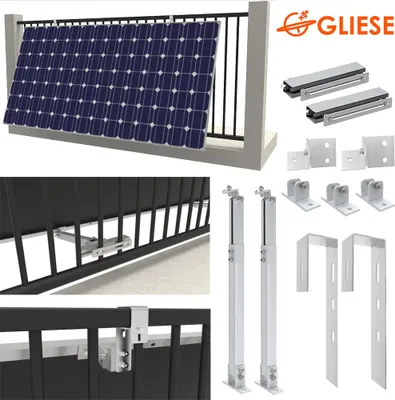 Obrázok produktu pre Balkónová elektráreň Háčiky na solárne panely Držiak solárnych panelov Štvorcové háčiky na solárne panely Balkónová plocha Záves na solárne panely bez vŕtania